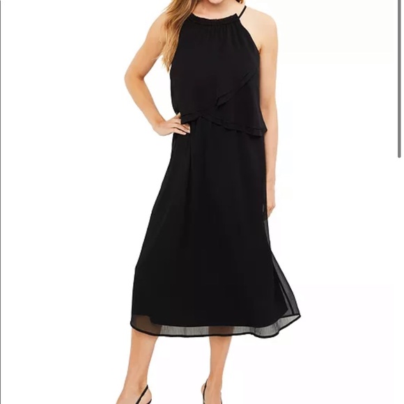 Motherhood Maternity Dresses & Skirts - Motherhood maternity dress size m black midi